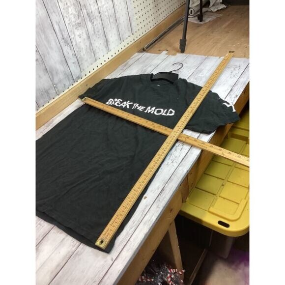 Goth y2k indie normcore gorpcore fisherman JO KOY Black T-Shirt - Men's Medium - Picture 3 of 4